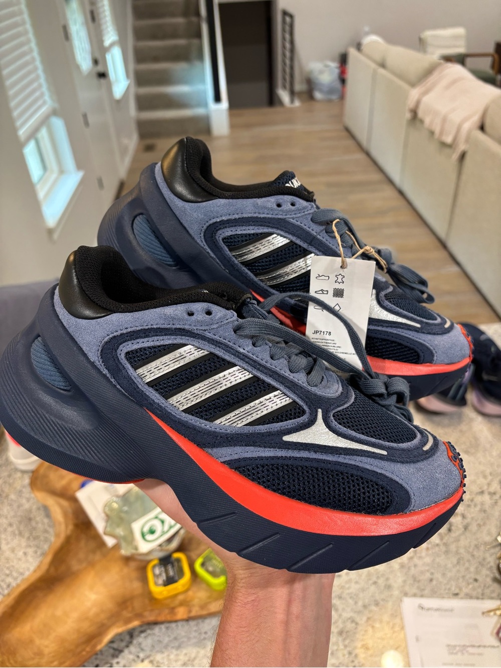 Adidas Adizero Goukana ‘Core Navy’ Women’s Size 7 Sneakers Pharrell NEW | JP7178
